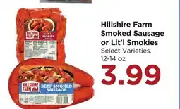 Food 4 Less Hillshire Farm Smoked Sausage or Lit'l Smokies offer