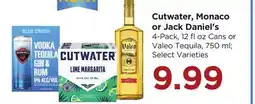 Food 4 Less Cutwater, Monaco or Jack Daniel's offer