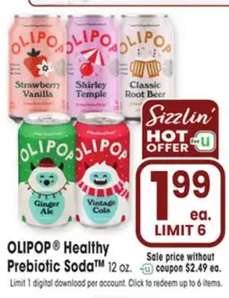 Jewel-Osco OLIPOP Healthy Prebiotic Soda offer