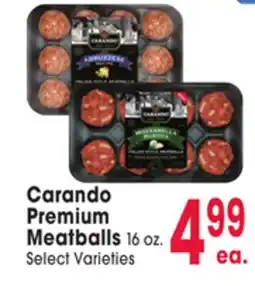 Jewel-Osco Carando Premium Meatballs offer