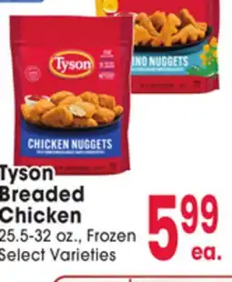 Jewel-Osco Tyson Breaded Chicken offer