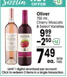 Jewel-Osco Oliver offer
