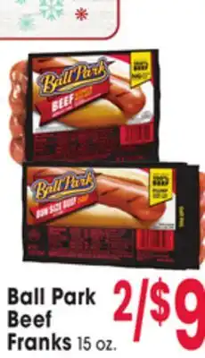 Jewel-Osco Ball Park Beef Franks offer