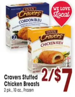 Jewel-Osco Cravers Stuffed Chicken Breasts offer
