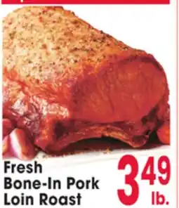 Jewel-Osco Fresh Bone-In Pork Loin Roast offer