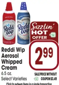 Jewel-Osco Reddi Wip Aerosol Whipped Cream offer