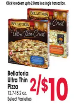 Jewel-Osco Bellatoria Ultra Thin Pizza offer