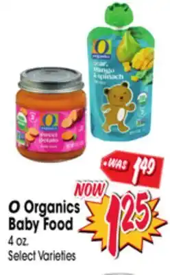 Jewel-Osco O Organics Baby Food offer