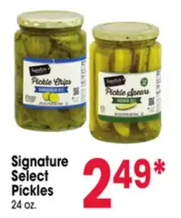 Jewel-Osco Signature Select Pickles offer