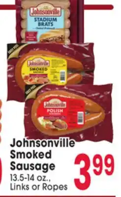 Jewel-Osco Johnsonville Smoked Sausage offer