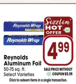 Jewel-Osco Reynolds Aluminum Foil offer