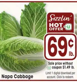 Jewel-Osco Napa Cabbage offer