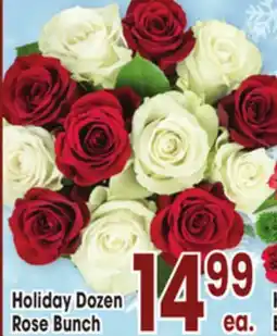 Jewel-Osco Holiday Dozen Rose Bunch offer