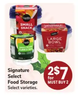 Jewel-Osco Signature Select Food Storage offer