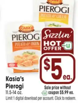 Jewel-Osco Kasia's Pierogi offer