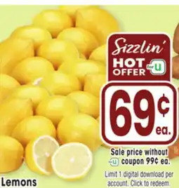 Jewel-Osco Lemons offer