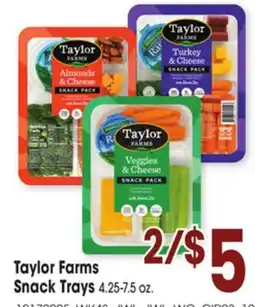 Jewel-Osco Taylor Farms Snack Trays offer
