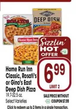 Jewel-Osco Home Run Inn Classic, Rosati's or Gino's East Deep Dish Pizza offer