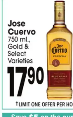 Jewel-Osco Jose Cuervo offer