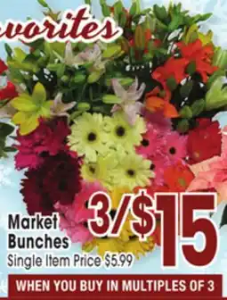 Jewel-Osco Market Bunches offer