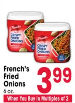 Jewel-Osco French's Fried Onions offer