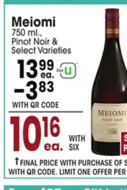 Jewel-Osco Meiomi offer
