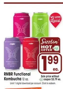 Jewel-Osco RMBR Functional Kombucha offer