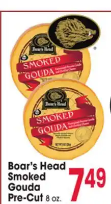 Jewel-Osco Boar's Head Smoked Smoked Gouda Pre-Cut offer