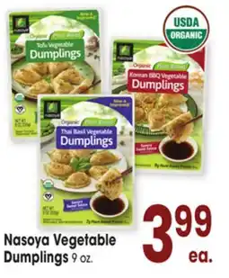 Jewel-Osco Nasoya Vegetable Dumplings offer