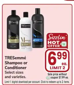Jewel-Osco TRESemmé Shampoo or Conditioner offer