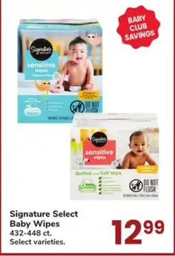 Jewel-Osco Signature Select Baby Wipes offer