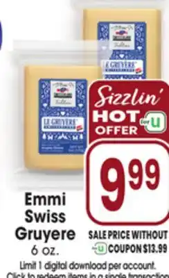 Jewel-Osco Emmi Swiss Gruyere offer