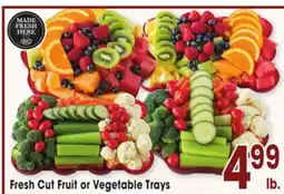Jewel-Osco Fresh Cut Fruit or Vegetable Trays offer