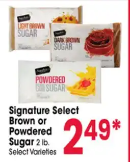 Jewel-Osco Signature Select Brown or Powdered Sugar offer