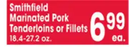 Jewel-Osco Smithfield Marinated Pork Tenderloins or Fillets offer