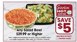 Jewel-Osco Any Salad Bowl offer