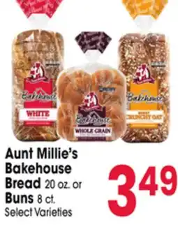 Jewel-Osco Aunt Millie's Bakehouse Bread 20 oz. or Buns 8 ct offer