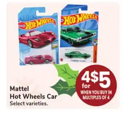Jewel-Osco Mattel Hot Wheels Car offer