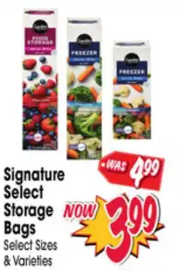 Jewel-Osco Signature Select Storage Bags offer