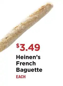 Heinen's Heinen's French Baguette offer