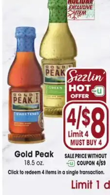 Jewel-Osco Gold Peak offer