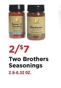 Heinen's Two Brothers Seasonings offer