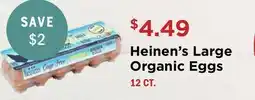 Heinen's Heinen's Large Organic Eggs offer