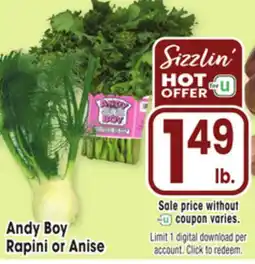 Jewel-Osco Andy Boy Rapini or Anise offer
