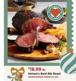 Heinen's Heinen's Beef Rib Roast offer