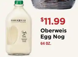 Heinen's Oberweis Egg Nog offer