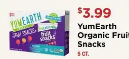 Heinen's YumEarth Organic Fruit Snacks offer