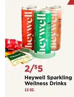 Heinen's Heywell Sparkling Wellness Drinks offer