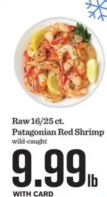 Mariano's Raw 16/25 ct. Patagonian Red Shrimp offer