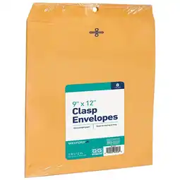 Walgreens Clasp Envelopes, 24 Lb. Brown Kraft offer